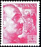 Spain 1949 General Franco 4 Ptas Pink Edifil 1058